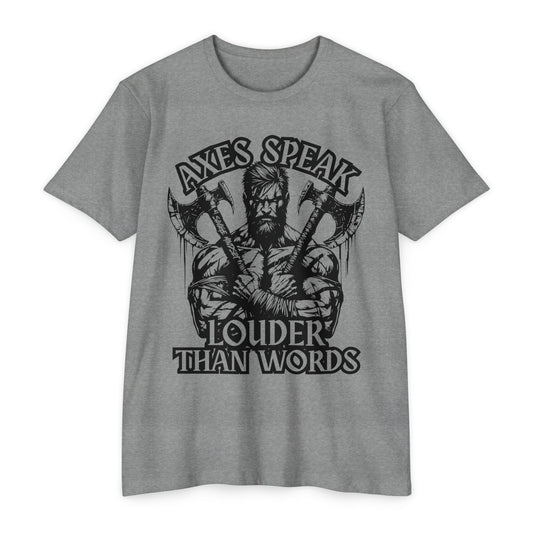 Axes Speak Louder Than Words | Men's Tee