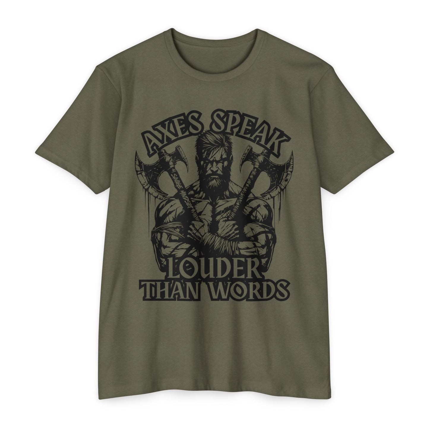 Axes Speak Louder Than Words | Men's Tee