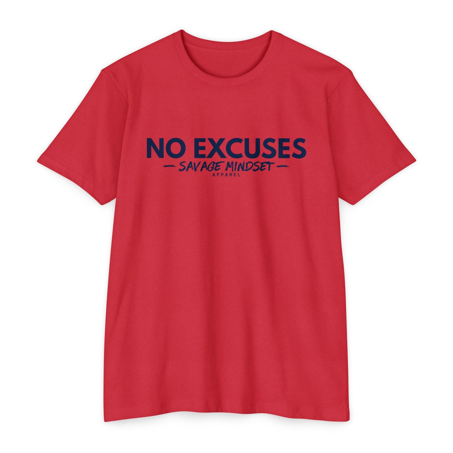 No Excuses – Navy Blue Graphic