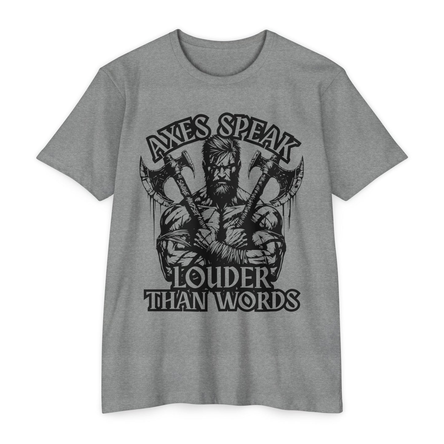 Axes Speak Louder Than Words | Men's Tee