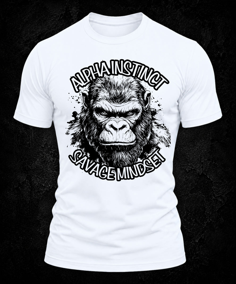 Alpha Instinct, Savage Mindset | Men's Tee