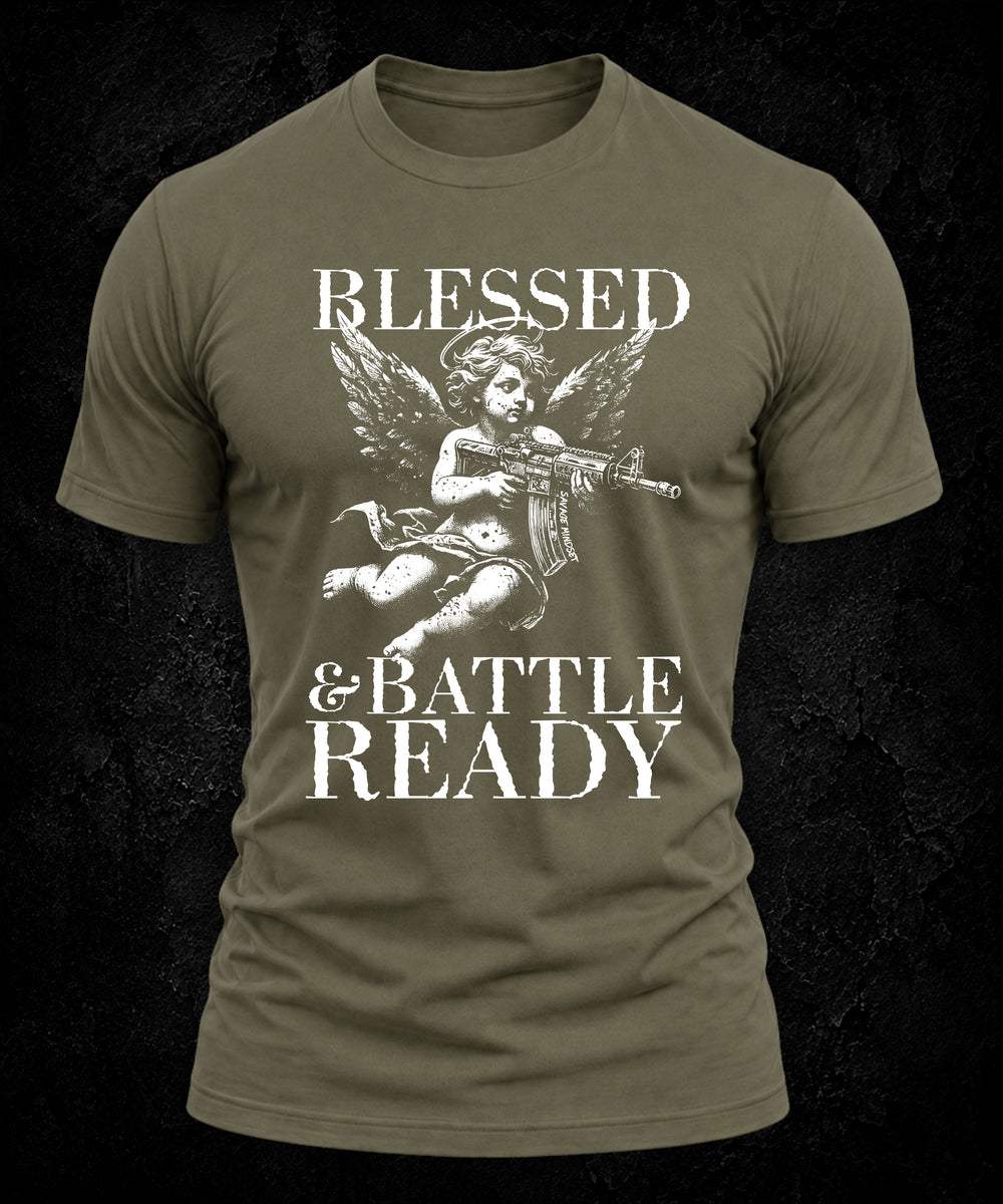 Blessed & Battle Ready | Men's Tee
