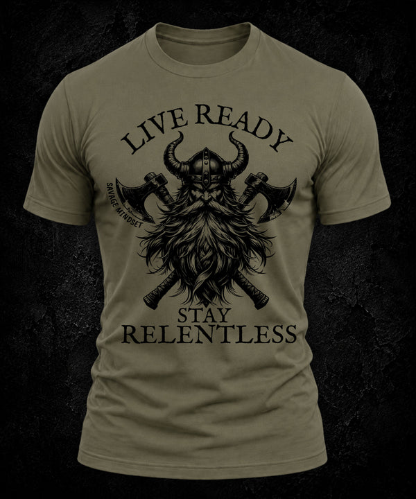 Live Ready, Stay Relentless | Men's Tee