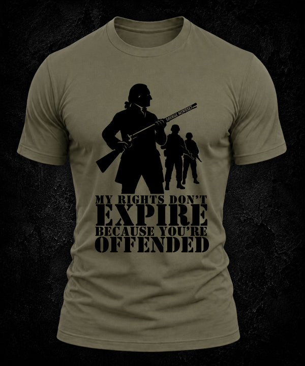Rights Don’t Expire Because You're Offended | Men's Tee