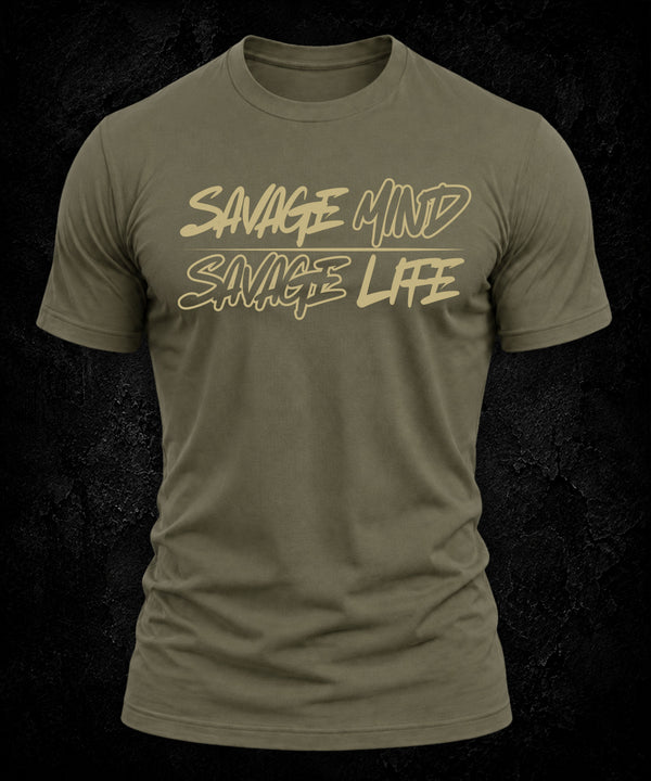 Savage Mind Savage Life | Men's Tee