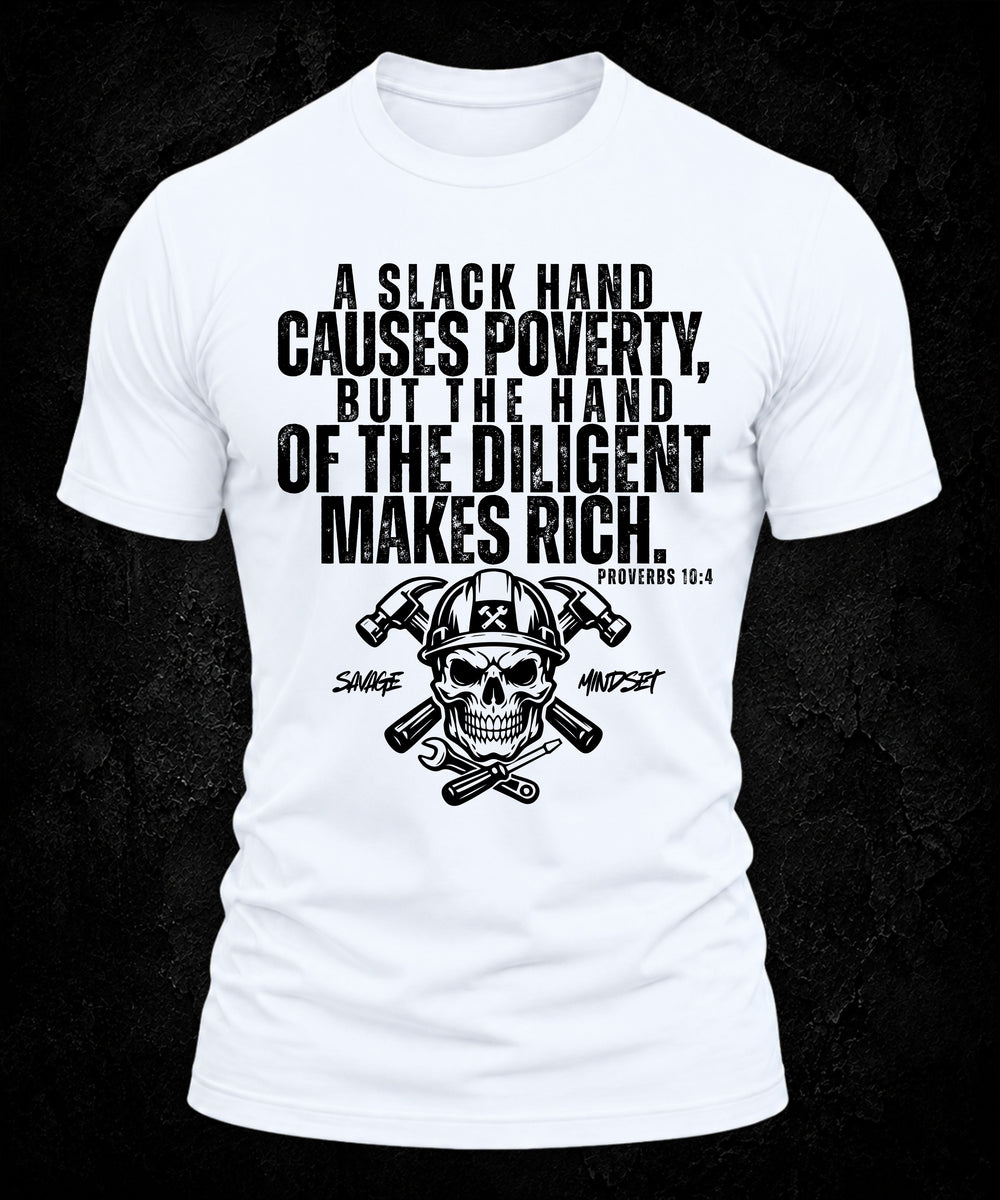 Slack Hands Cause Poverty | Men's Tee