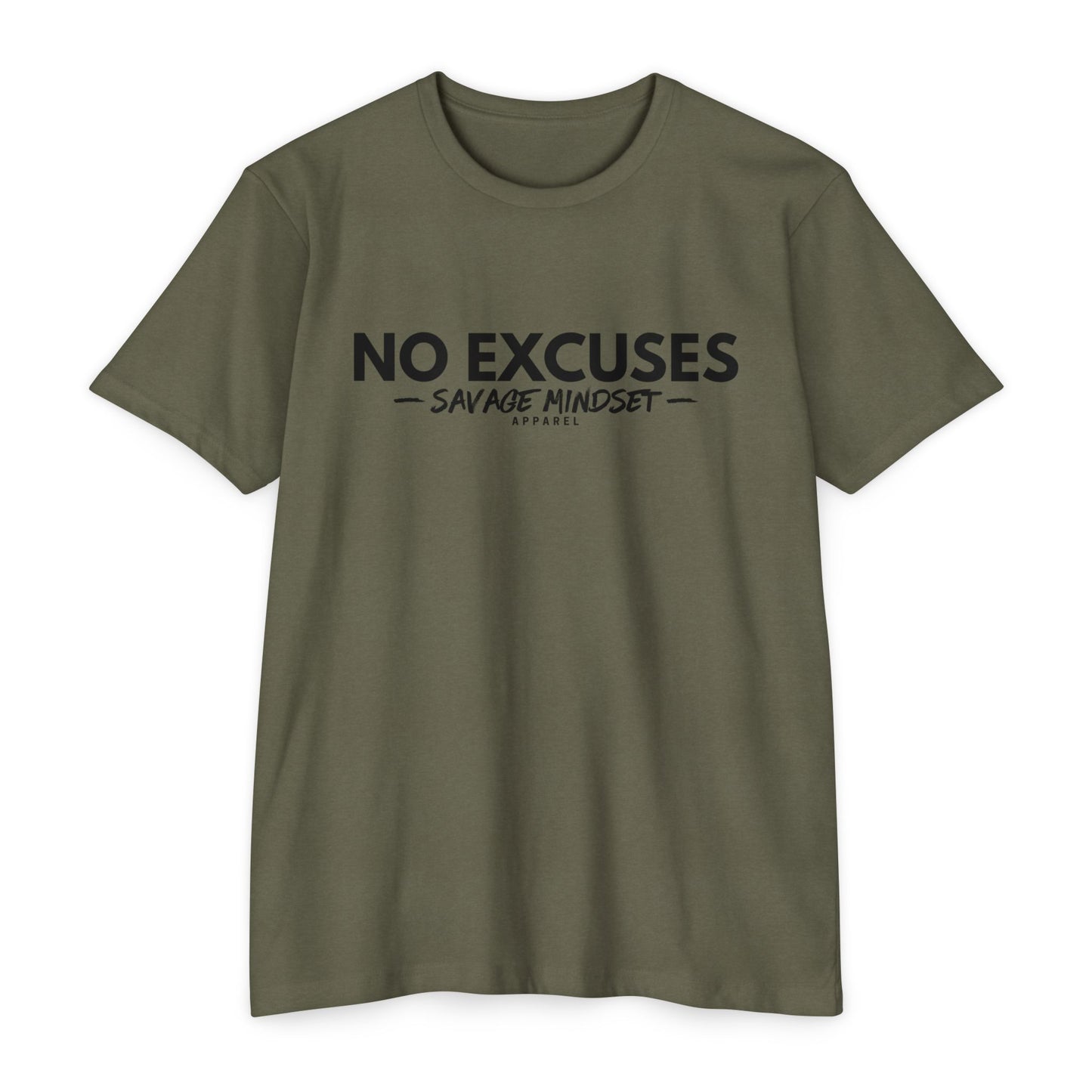 No Excuses – Black Graphic