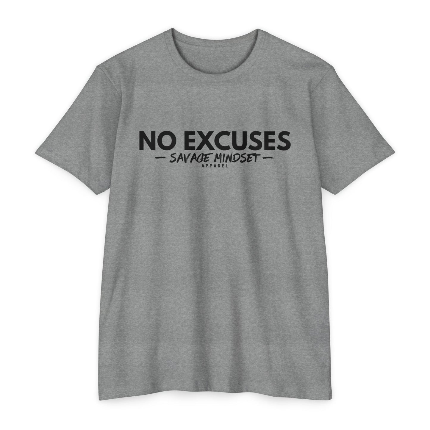 No Excuses – Black Graphic