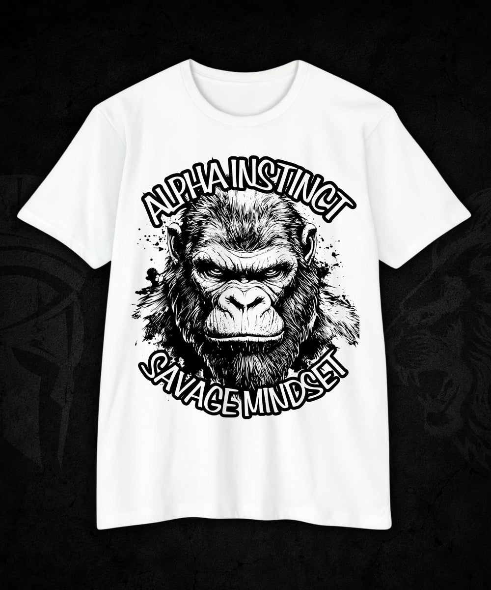 Alpha Instinct, Savage Mindset | Men's Tee