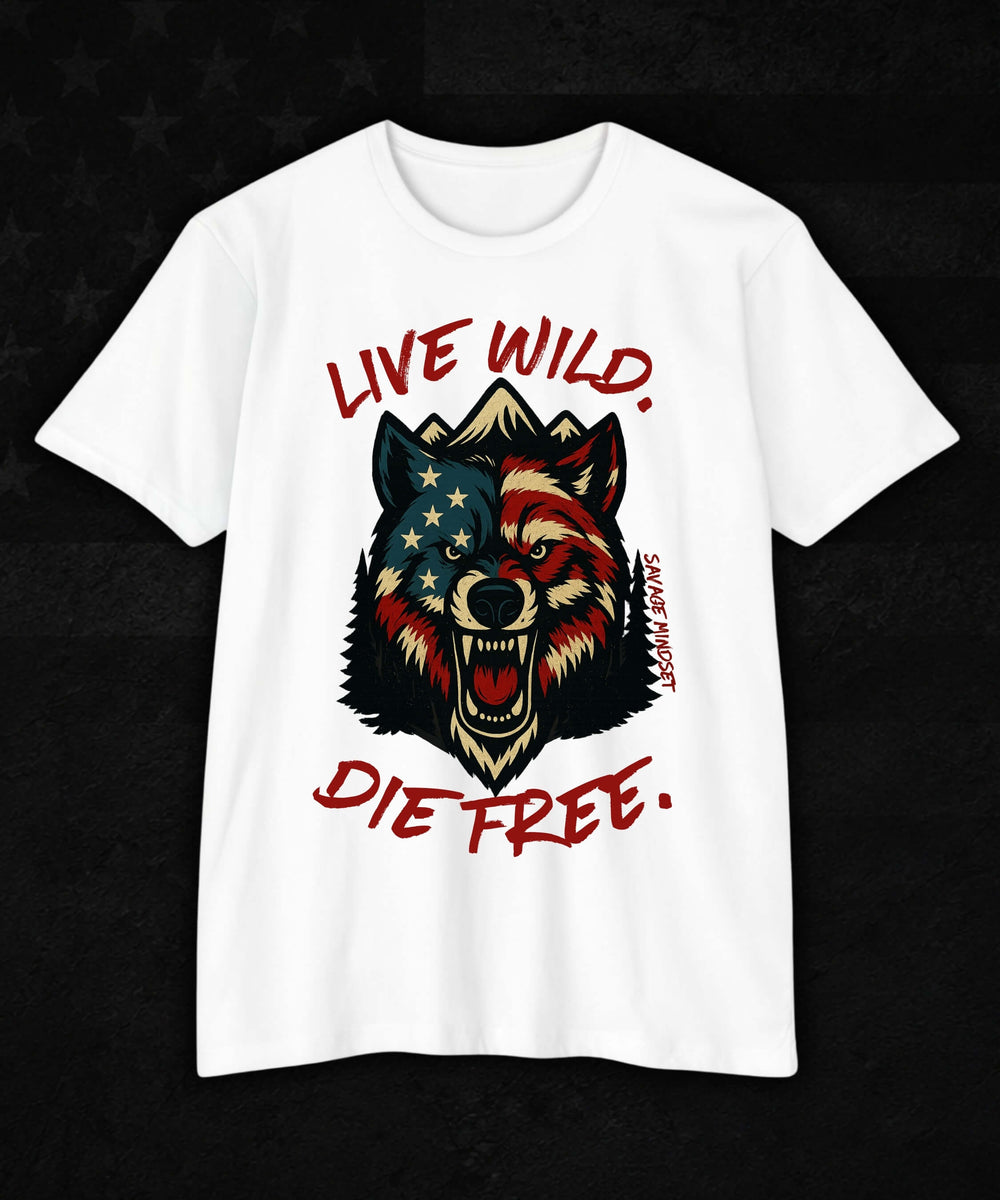 Live Wild, Die Free | Men's Tee