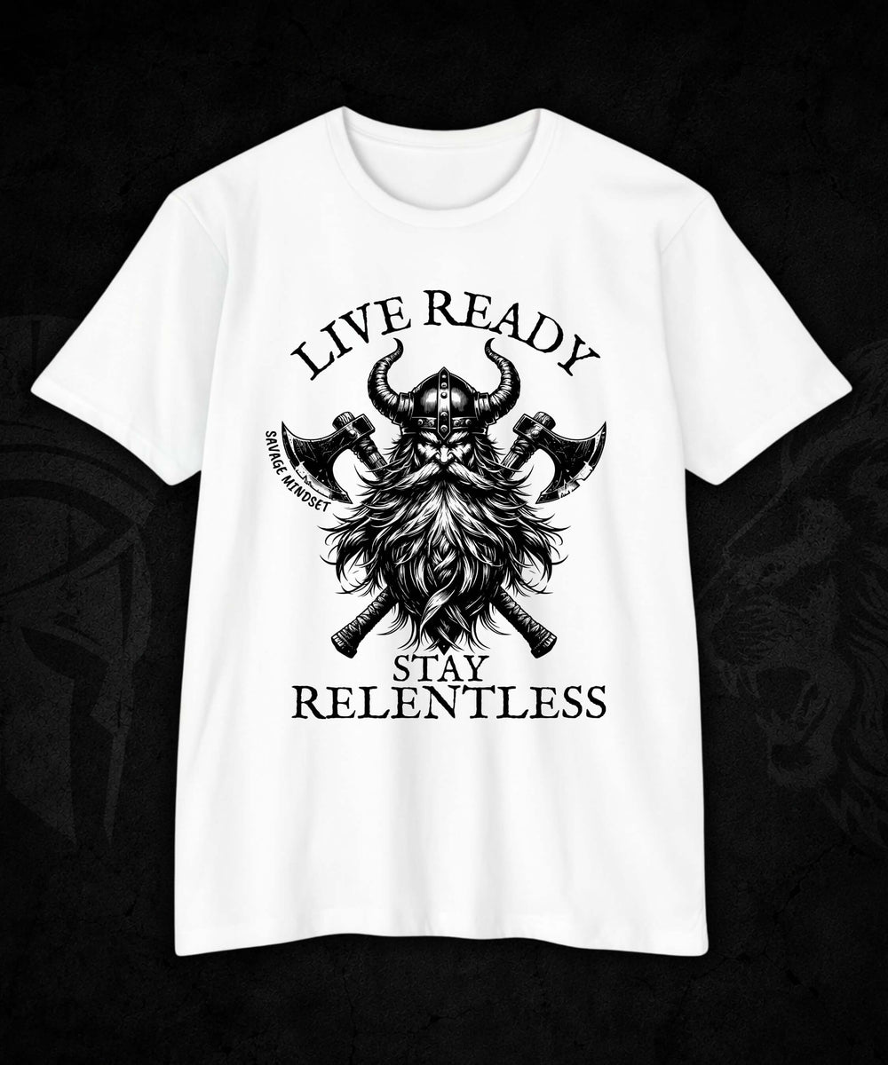 Live Ready, Stay Relentless | Men's Tee