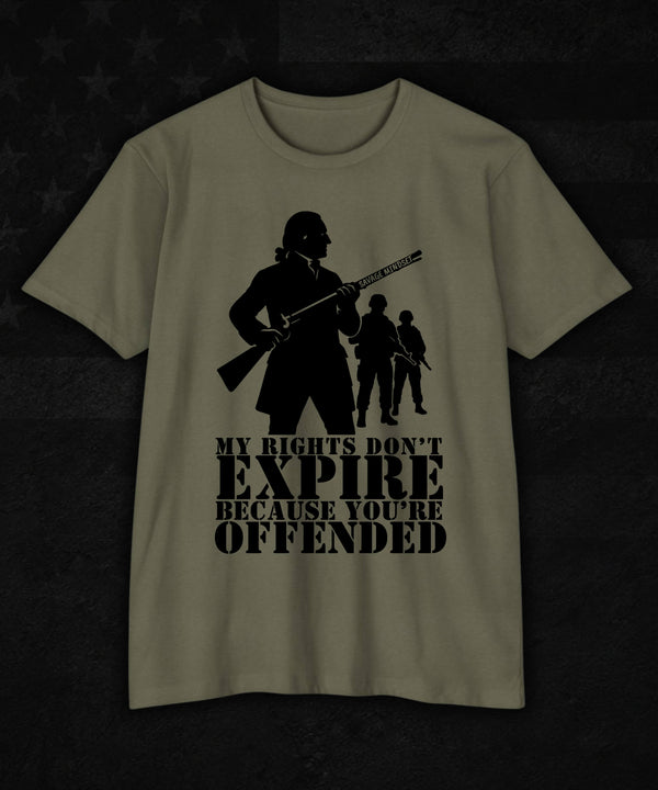 Rights Don’t Expire Because You're Offended | Men's Tee
