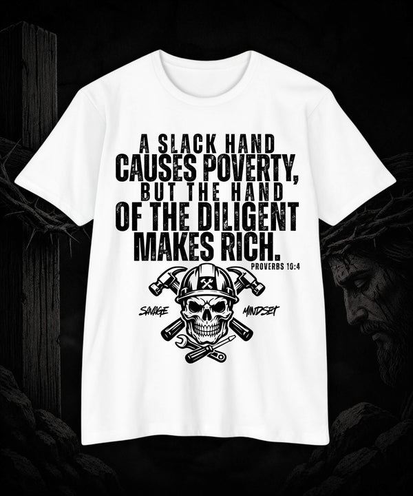 Slack Hands Cause Poverty | Men's Tee