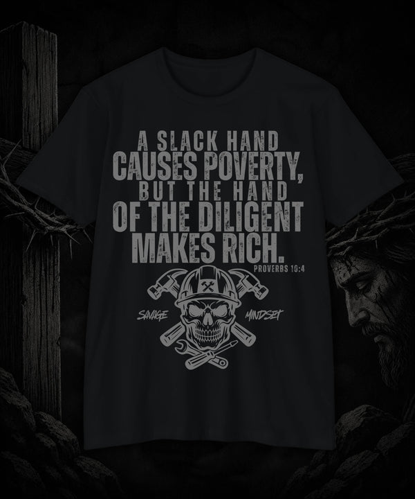 Slack Hands Cause Poverty | Men's Tee
